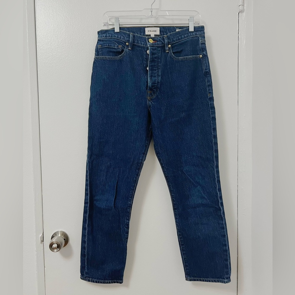 Frame Denim Le Original High Rise Straight Jeans